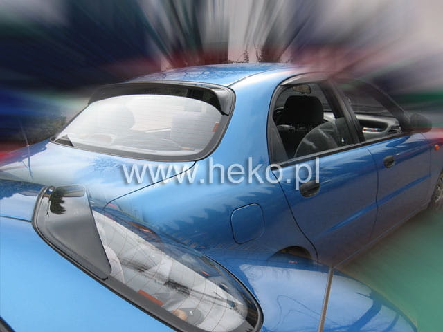 ΑΝΕΜΟΘΡΑΥΣΤΗΣ ΠΙΣΩ ΠΑΡΜΠΡΙΖ ΓΙΑ DAEWOO LANOS 4D 1997-2002 ΑΠΟ ΕΥΚΑΜΠΤΟ ΦΙΜΕ ΠΛΑΣΤΙΚΟ HEKO - 1 ΤΕΜ