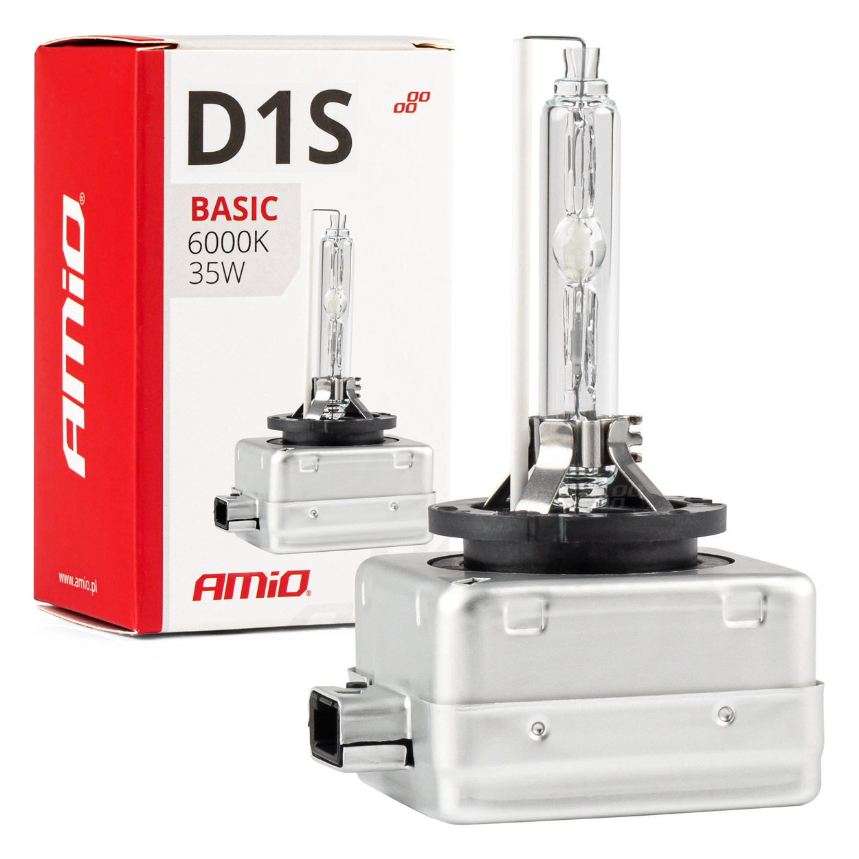 Amio - D1S 12V 6.000k 35W ΑΝΤΑΛΛΑΚΤΙΚΗ ΛΑΜΠΑ BASIC 1ΤΕΜ. (02943/AM)