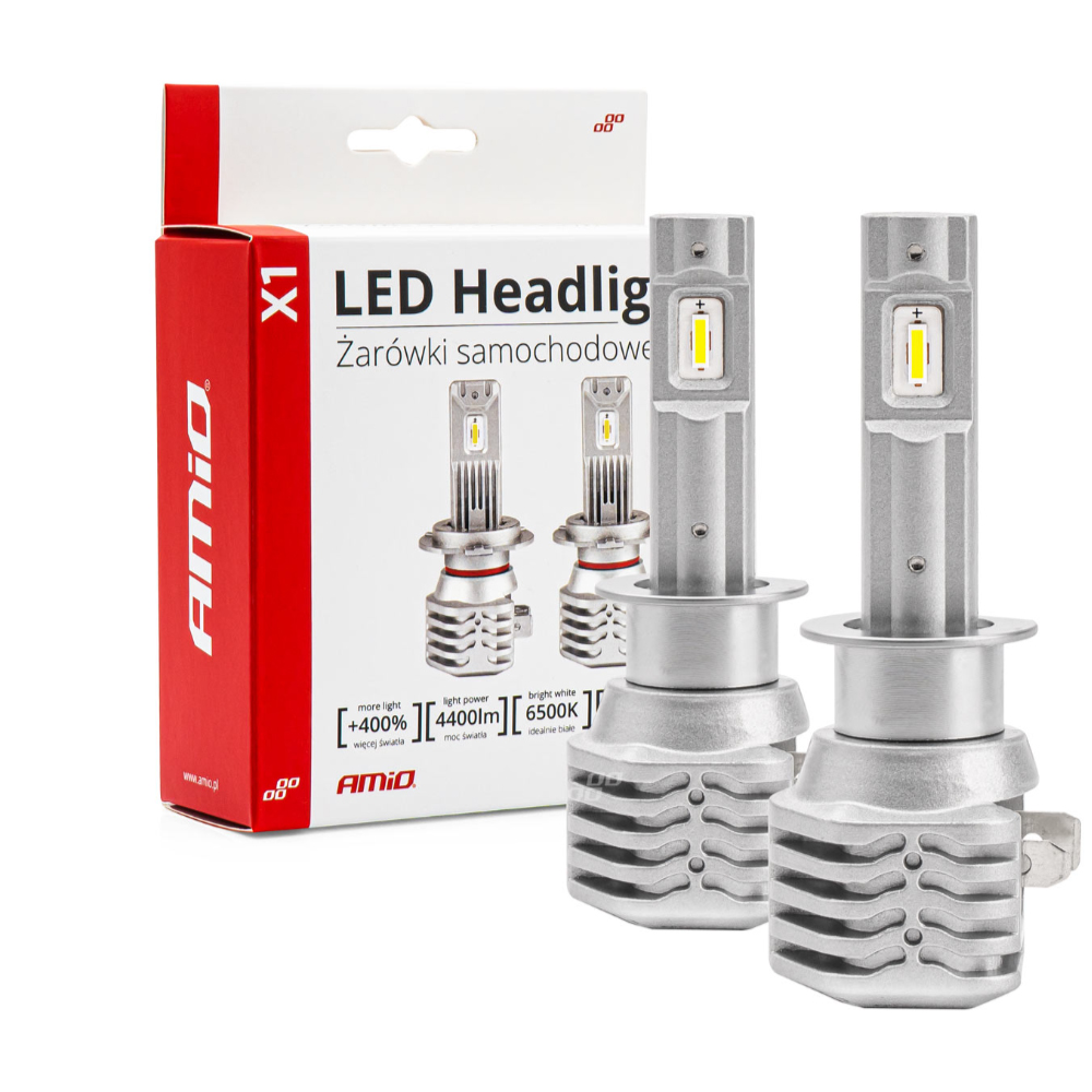 ΛΑΜΠΕΣ LED X1 SERIES H1 10-16V 40W 6500K 4400lm 400 ΑMiO - 2 TEM