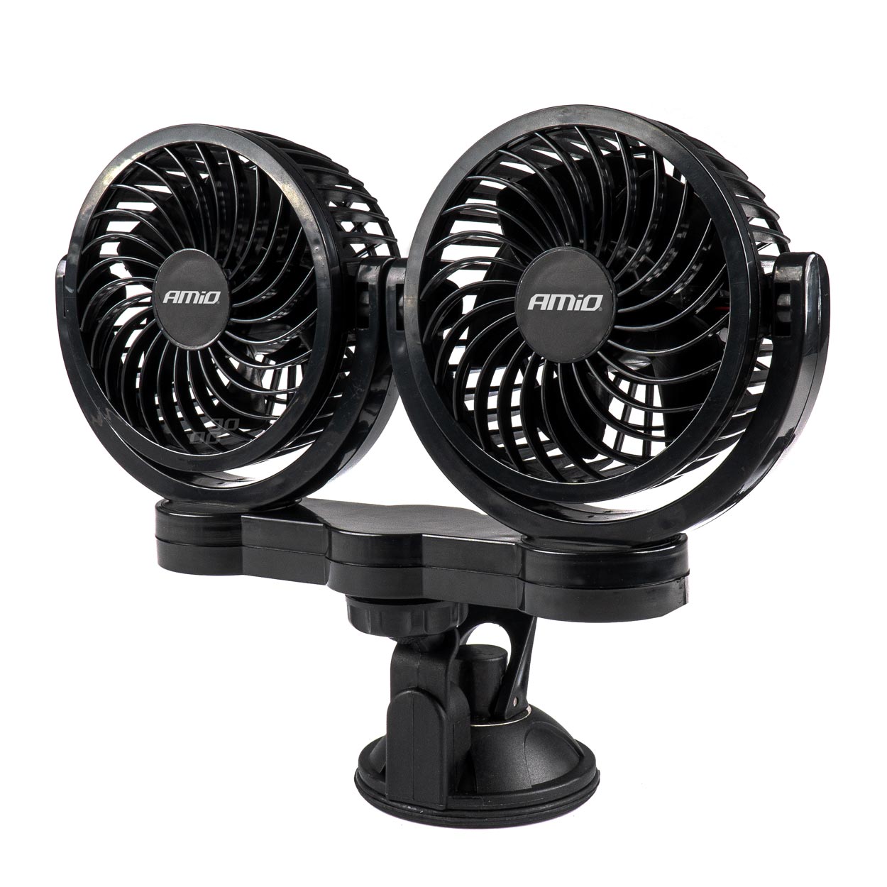 Amio - ΑΝΕΜΙΣΤΗΡΑΣ ΔΙΠΛΟΣ 24V 2χ4''(10,8cm) ΜΕ ΦΙΣ ΑΝΑΠΤΗΡΑ 2 ΤΑΧΥΤΗΤΩΝ ΜΕ ΒΕΝΤΟΥΖΑ PRO SERIES - 1 ΤΕΜ. (03011/AM)