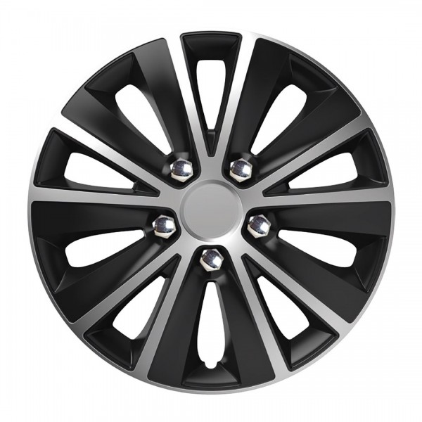 Amio - ΤΑΣΙΑ 15" RAPIDE NC SILVER BLACK - ΣΕΤ 4 ΤΕΜ. ΣΕ ΚΟΥΤΙ (0358/AM)