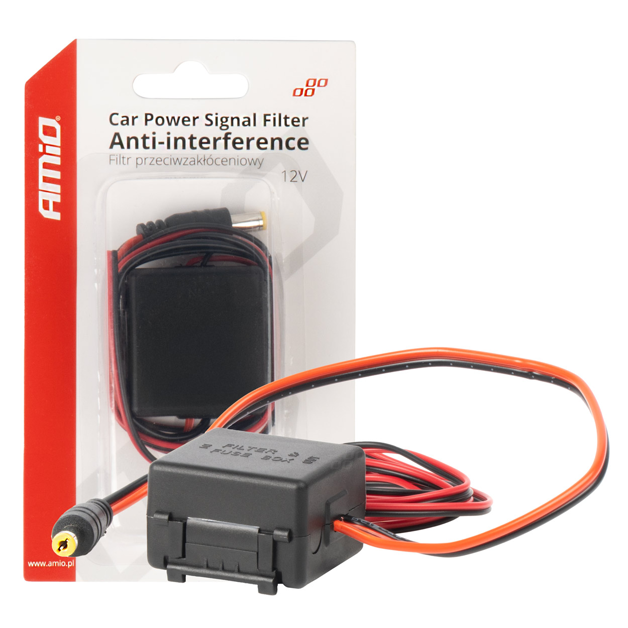 Amio - ΦΙΛΤΡΟ ΣΗΜΑΤΟΣ ΚΕΡΑΙΑΣ ΜΕ ΦΙΣ 12V/24V 2A 24W - 1 τεμ. (04101/AM)
