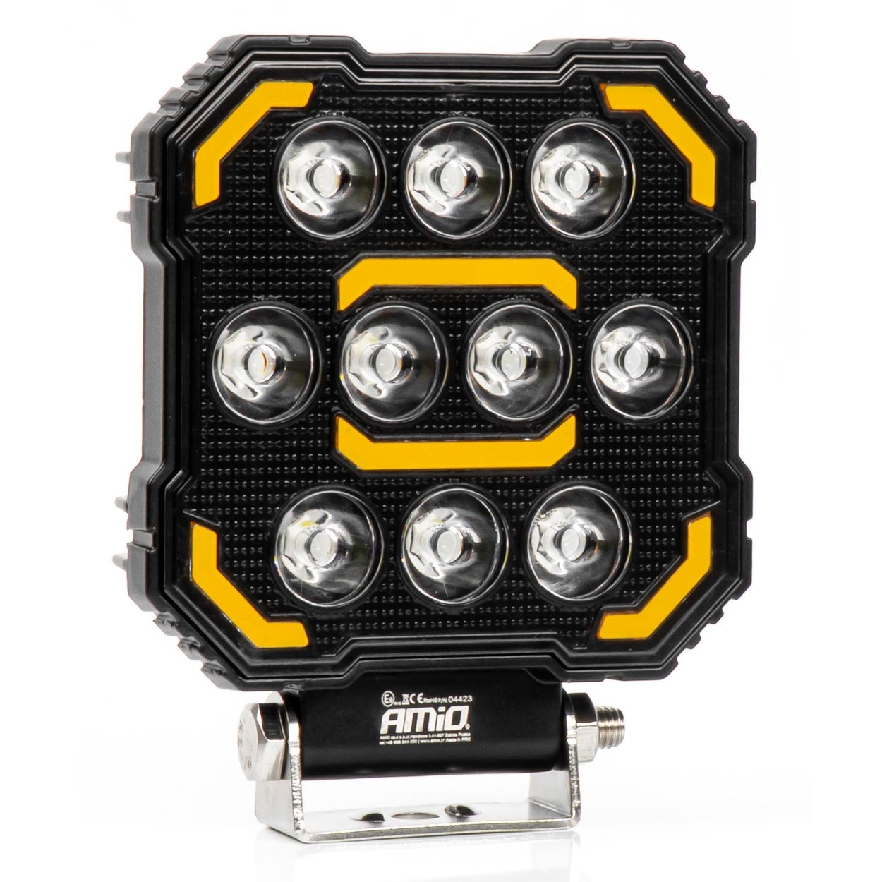 Amio - Προβολέας Εργασίας LED AWL79 SPOT 48W 3000lm 6500K με Λευκό + Κίτρινο φώς προειδοποίησης  9/36V - 1 τεμ. (04423/AM)