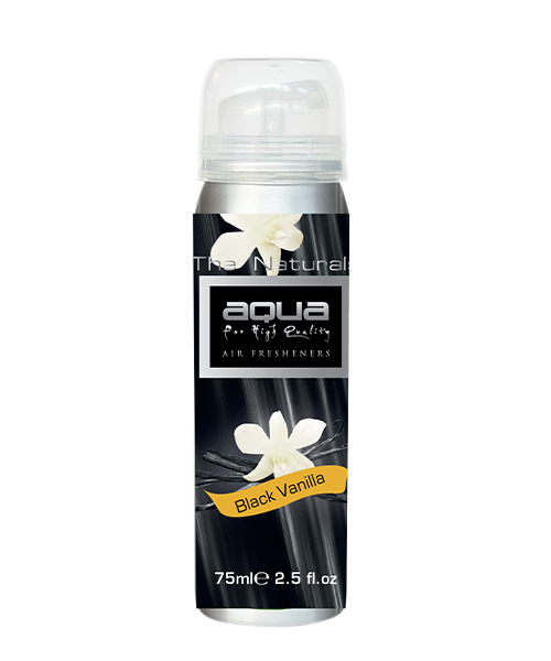 Aqua - ΑΡΩΜΑΤΙΚΟ ΑΥΤΟΚΙΝΗΤΟΥ ΣΕ ΣΠΡΕΙ (SPRAY) ΜΕ ΑΡΩΜΑ BLACK VANILLA FLOWERS SERIES 75ml AQUA - 1 TEM. (10-791/AQ)