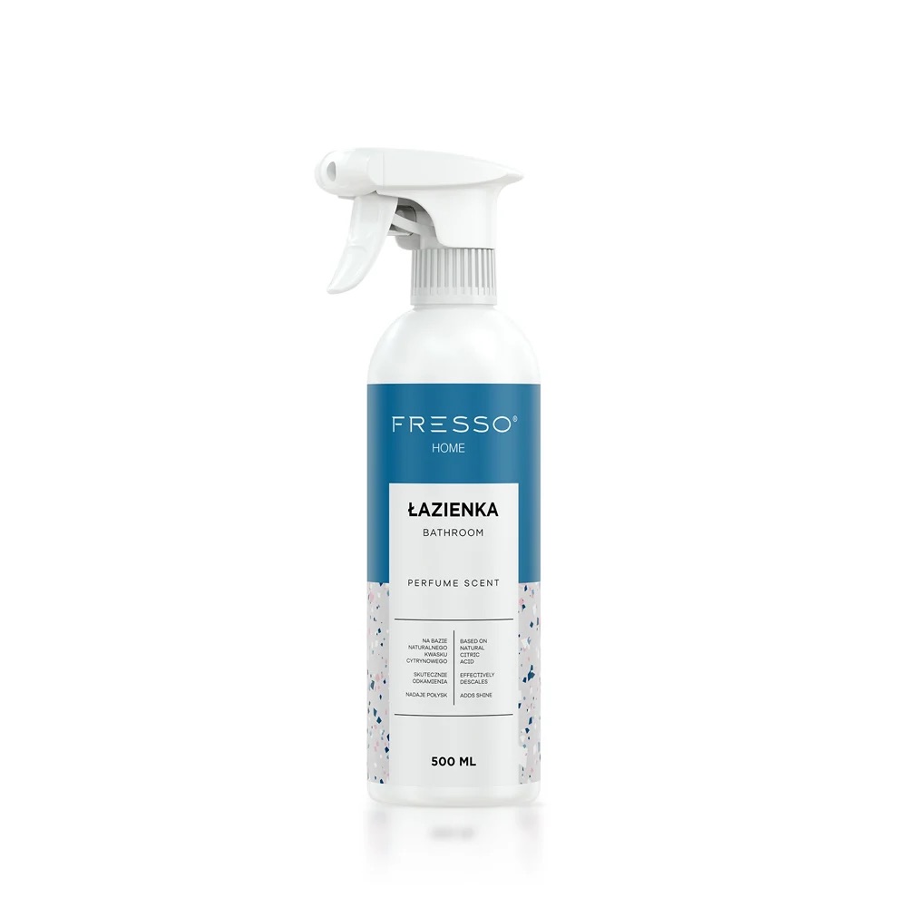 Fresso - Καθαριστικό Μπάνιου 500 ml με Ψεκαστήρα για Άλατα, Υπολείμματα Σαπουνιού και Καθημερινούς Ρύπους - 1 Τεμ. (390358/FRE)