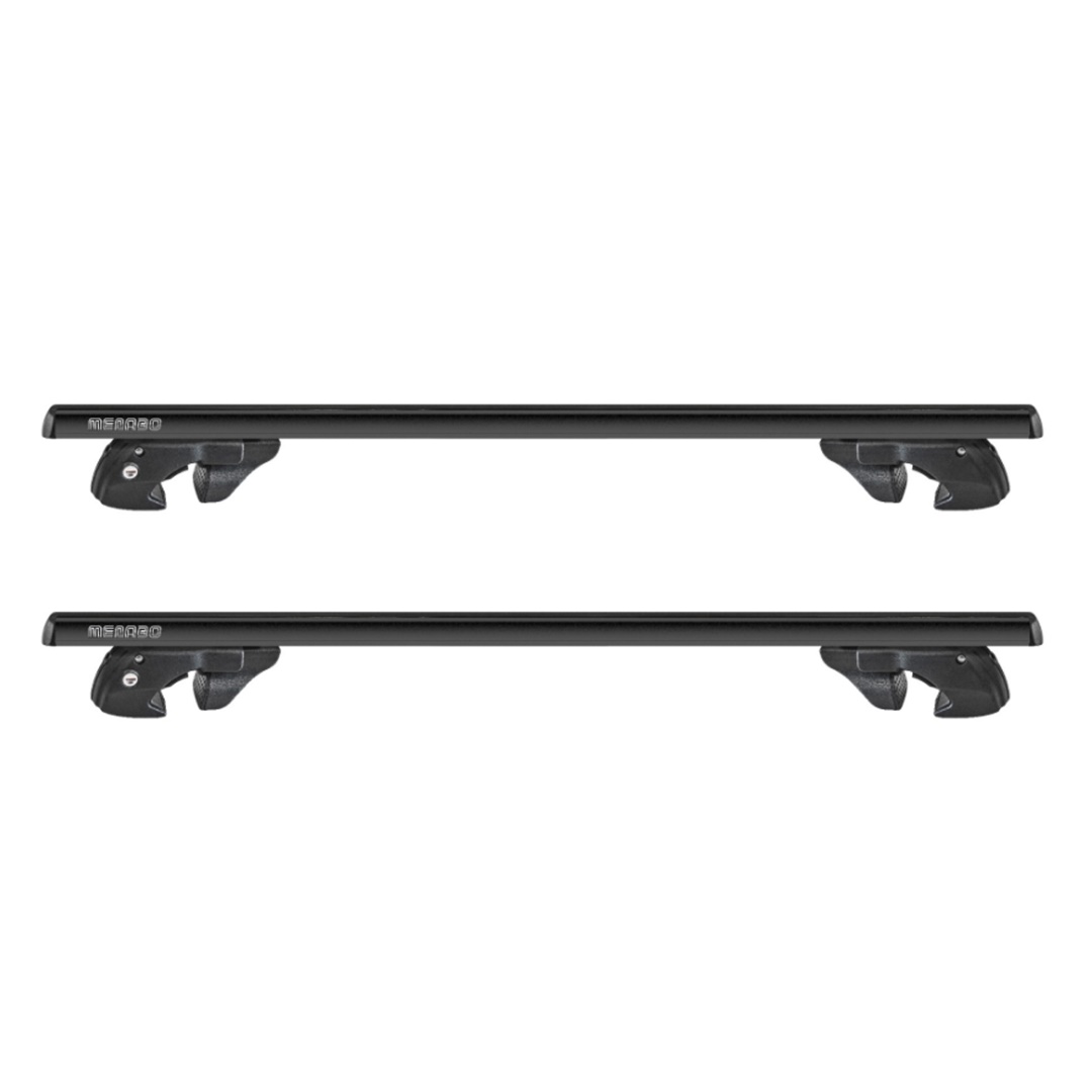 ΜΠΑΡΕΣ ΟΡΟΦΗΣ ΑΛΟΥΜΙΝΙΟΥ SHERMAN XL BLACK 135 cm ΣΕ ΜΑΥΡΟ ΧΡΩΜΑ ΓΙΑ ΟΡΟΦΗ ΜΕ RAISED RAILS MENABO - 2 ΤΕΜ