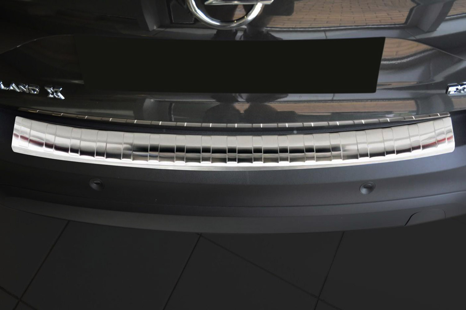 TRIM  ΠΟΡΤ ΜΠΑΓΚΑΖ ΧΡΩΜΙΟ S-DIZAYN -1 TEM. ΓΙΑ OPEL GRANDLAND X 2017+