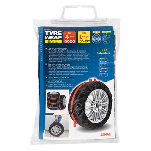 ΤΣΑΝΤΕΣ ΜΕΤΑΦΟΡΑΣ 4 ΕΛΑΣΤΙΚΩΝ TYRE WRAP BASIC L 13-19 INCH