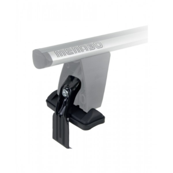 Menabo - Σετ Άκρα (Πόδια) Kit Type G για Μπάρες Οροφής Delta Black / Silver - 1 Σετ (15990/MB)