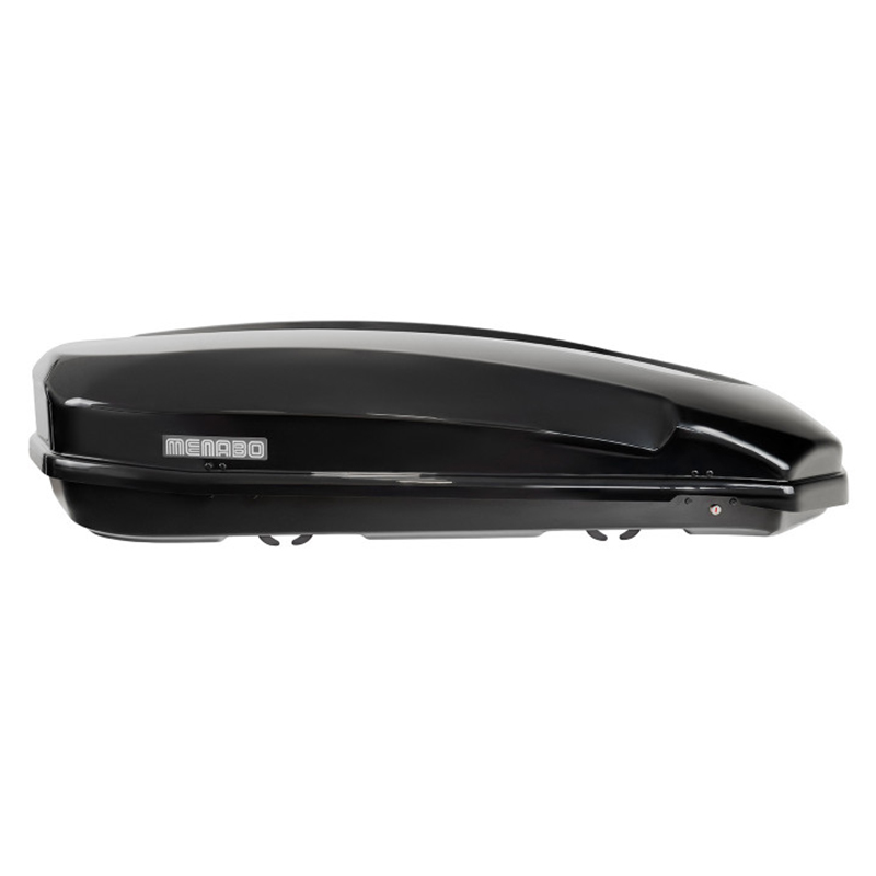 Menabo - Μπαγκαζιέρα Οροφής Satellite 600 Duo Black Crab με Δαγκάνες σε Μαύρο Γυαλιστερό Χρώμα από ABS Πλαστικό με Διαστάσεις 197,6x94,1x46,7 cm - 1 Τεμ. (16920/MB)