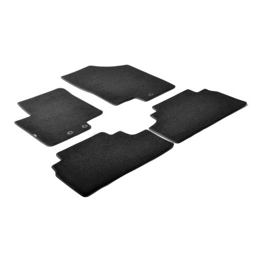 ΜΑΡΚΕ ΠΑΤΑΚΙΑ EXECUTIVE ΜΟΚΕΤΑ ΓΙΑ HYUNDAI ix20 112010-122020  KIA VENGA 022010-112019 ΣΕ ΜΑΥΡΟ ΧΡΩΜΑ ΜΕ ΚΟΥΜΠΩΜΑΤΑ LAMPA - 4 ΤΕΜ