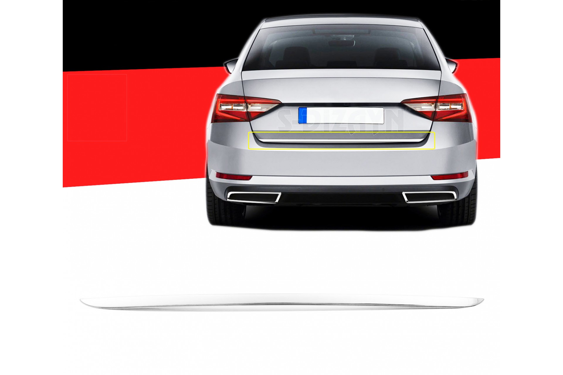 TRIM  ΠΟΡΤ ΠΑΓΚΑΖ ΓΙΑ SKODA SUPERB 4D 2015+