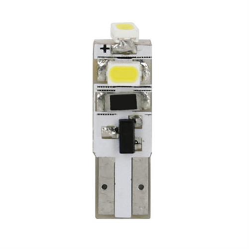 T5 10-30V W2x46d 22lm ΚΑΡΦΩΤΟ Λευκό Διάθλασης HYPER-LED3 BLISTER 2τεμ