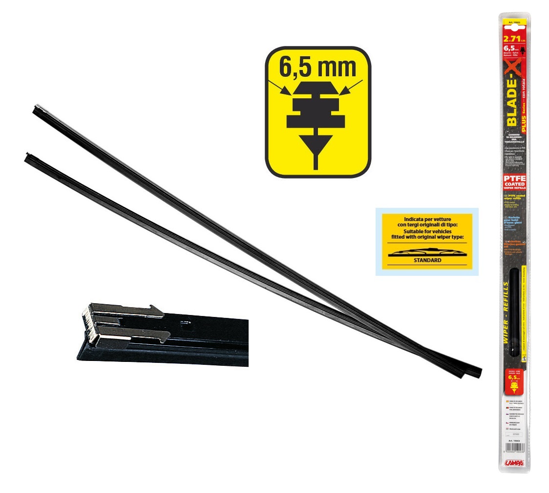 ΛΑΣΤΙΧΑ ΥΑΛΟΚΑΘΑΡΙΣΤΗΡΩΝ 71CMX6,5MM BLADE-X PLUS ΜΕ ΕΠΙΚΑΛΥΨΗ PTFE ΜΕ ΛΑΜΑΚΙΑ ΣΕ ΠΛΑΣΤΙΚΗ BLISTER ΣΥΣΚΕΥΑΣΙΑ