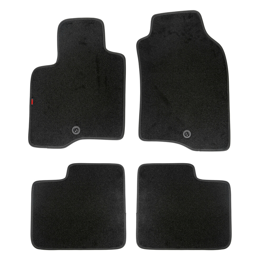 ΠΑΤΑΚΙΑ EXECUTIVE ΜΟΚΕΤΑ ΓΙΑ FIAT PANDA 02/2012-10/2020 / FIAT PANDA CROSS 10/2014-2020 ΣΕ ΜΑΥΡΟ ΧΡΩΜΑ ΧΩΡΙΣ ΚΟΥΜΠΩΜΑΤΑ LAMPA - 4 ΤΕΜ.