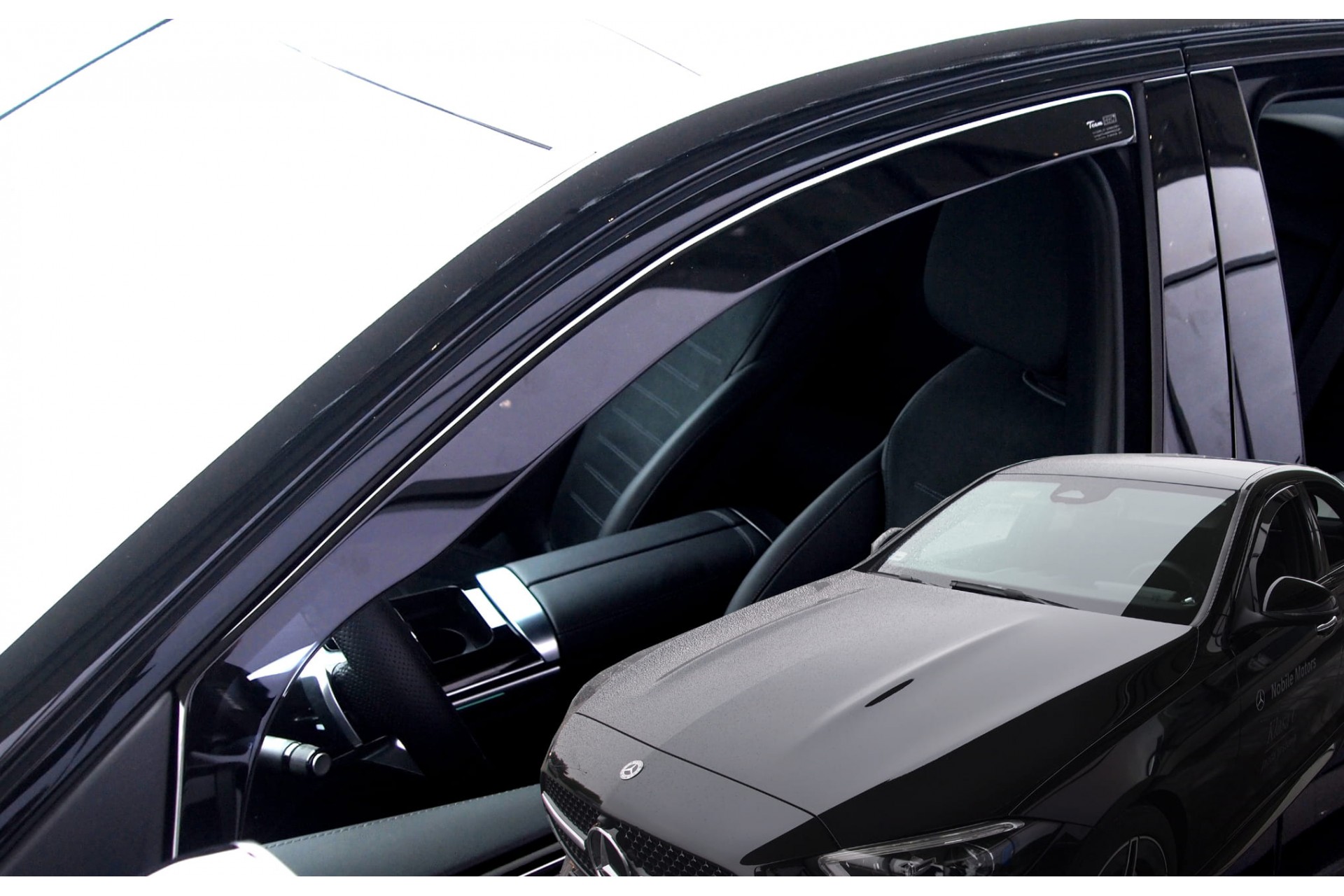 ΑΝΕΜΟΘΡΑΥΣΤΕΣ ΓΙΑ MERCEDES C-KLAS W206 4D 2021+ -  ΑΥΤΟΚΙΝΗΤΟΥ ΑΠΟ ΕΥΚΑΜΠΤΟ ΦΙΜΕ ΠΛΑΣΤΙΚΟ HEKO - 2 ΤΕΜ.