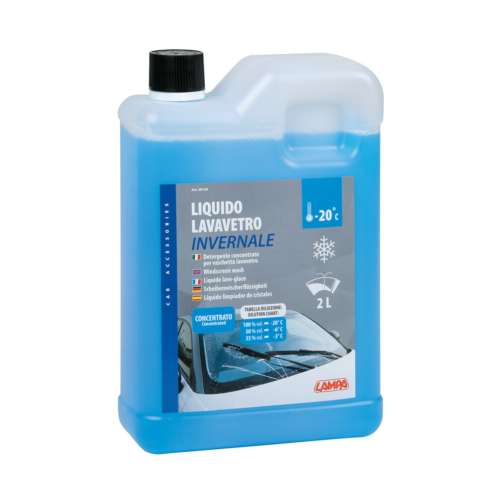 ΥΓΡΟ ΥΑΛΟΚΑΘΑΡΙΣΤΗΡΩΝ SCREEN-WASH INVERNALE -20C 2000ml LAMPA - 1 ΤΕΜ