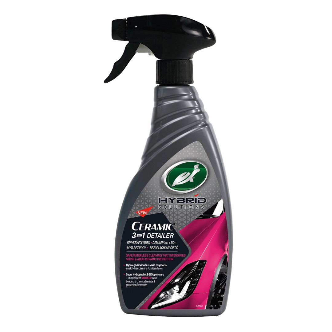 ΚΕΡΙ ΓΥΑΛΙΣΜΑΤΟΣ ΣΕ ΣΠΡΕΙ CERAMIC 3 IN 1 DETAILER ΧΩΡΙΣ ΞΕΒΓΑΛΜΑ HYBRID SOLUTIONS 500 ml