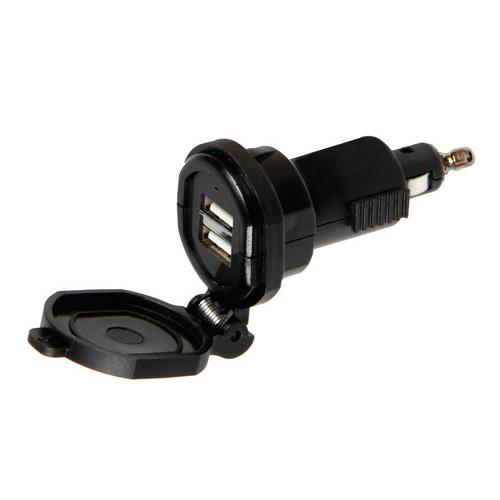 ΦΟΡΤΙΣΤΗΣ ΑΝΤΑΠΤΟΡΑΣ ΑΝΑΠΤΗΡΑ UNI-TECH 1232V ΑΠΟ DIN ΣΕ 2 USB 2700mA FAST CHARGER ΑΔΙΑΒΡΟΧΟΣ