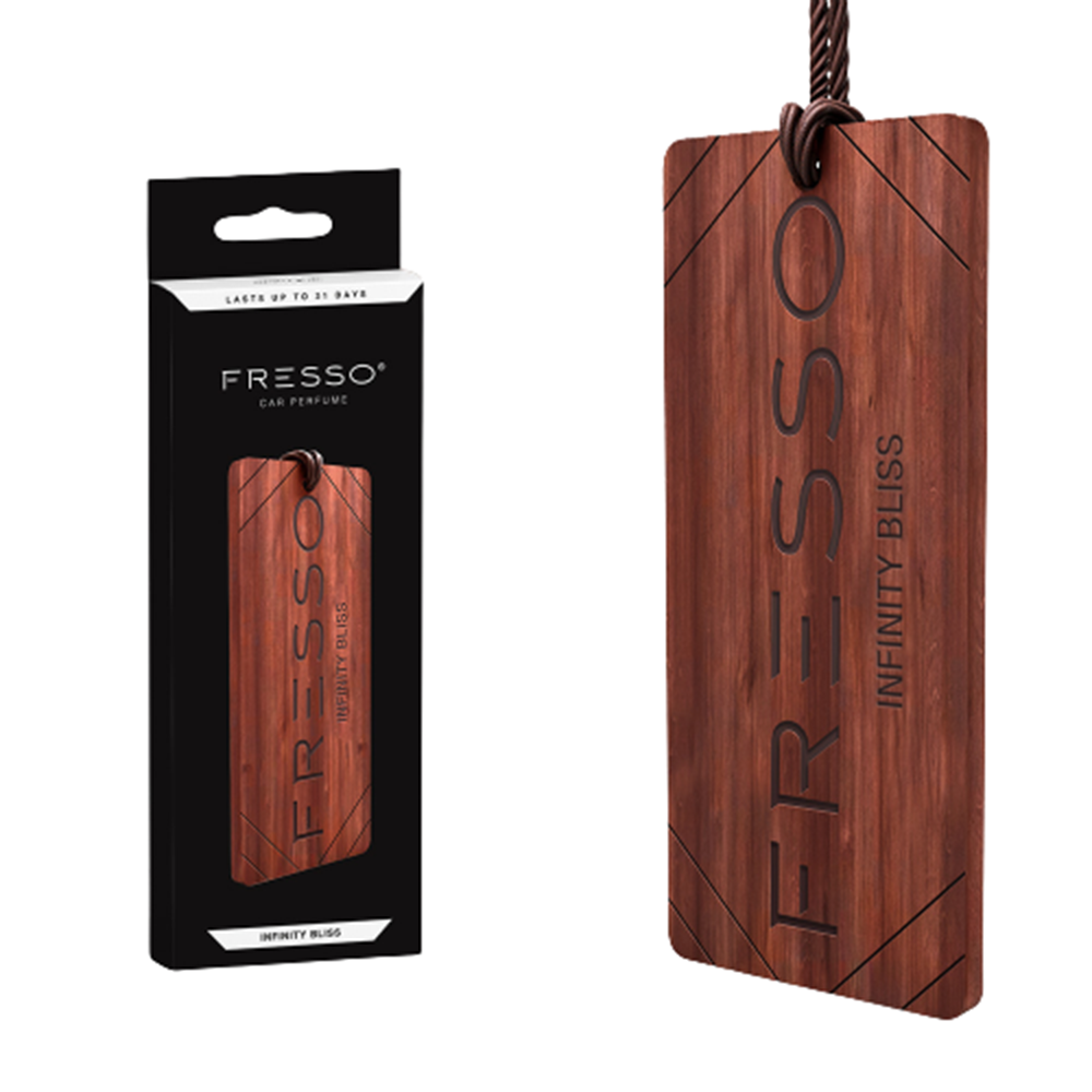 Fresso - Ξύλινο Κρεμαστό Αρωματικό Αυτοκινήτου Infinity Bliss - 1 τεμ. (390464/FRE)