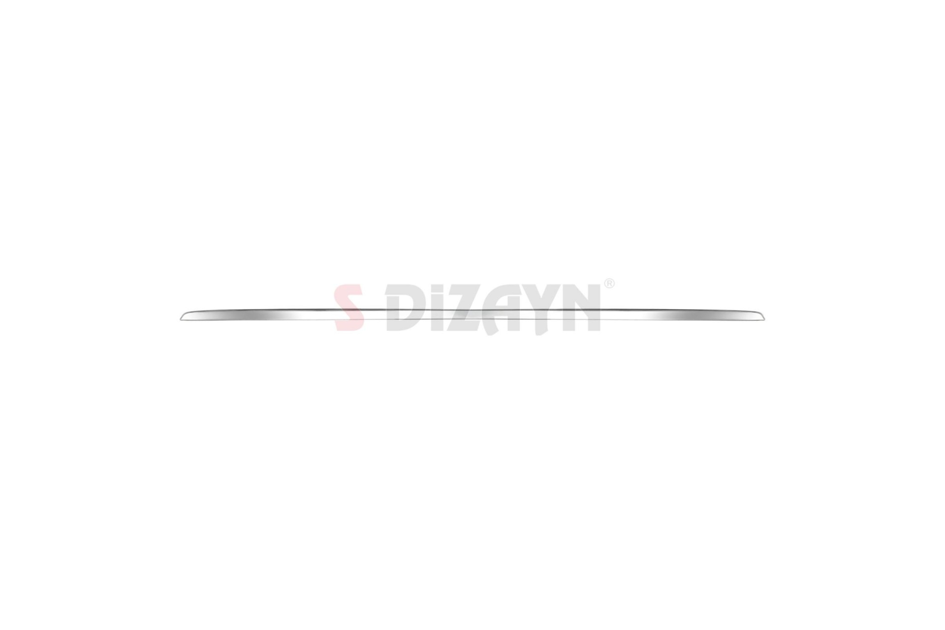 TRIM ΜΑΡΚΕ ΠΟΡΤ ΜΠΑΓΚΑΖ ΧΡΩΜΙΟ ΓΙΑ PEUGEOT 3008 2016