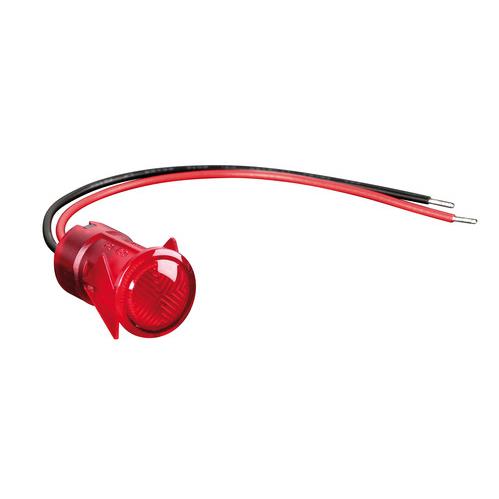 ΛΑΜΠΑΚΙ ΣΥΝΑΓΕΡΜΟΥ 1224V 14mm ΚΟΚΚΙΝΟ