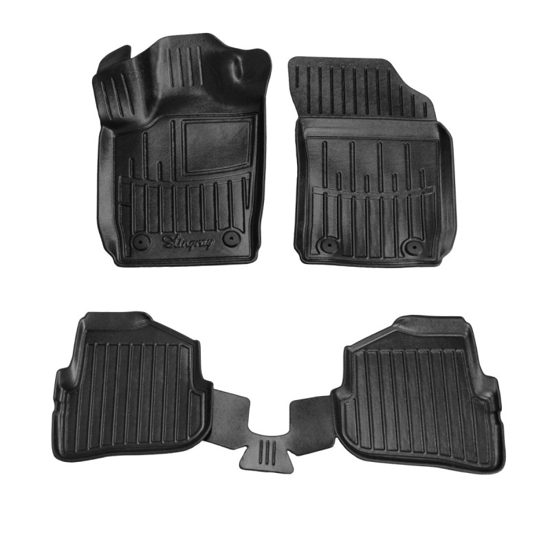 Race Axion - Πατάκια Για Audi A1 (8X) 2010-2018 3πορτο/5πορτο Λάστιχο Σκαφάκια Προστατευτικά Με Κουμπώματα για Επιβατικά Αυτοκίνητα - 4 τεμ. (5030194/ST)