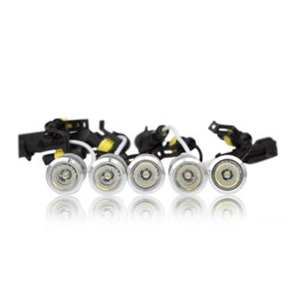 Πρόσθετο DAYLINE  Διεθνή 10LED 2  σειρές X5 LED HP 12V Ασημί χωρίς πλαίσιο