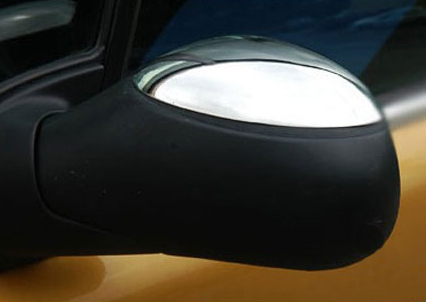 ΚΑΠΑΚΙΑ ΚΑΘΡΕΠΤΩΝ ΓΙΑ CITROEN C2 HB 3D 2003-2009 C3PEUGEOT 2061007 ΧΡΩΜΙΟ 2 ΤΕΜ ΜΕΤΑΛΛΙΚΑ
