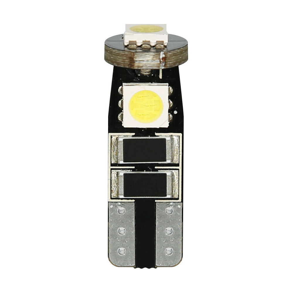 Lampa - Λαμπάκια T10 W5W 12V W2,1x9,5d 28lm Hyper-Led 9 Λευκό Διαχέσεως 3 SMD x 3 Chips Τριπλοεστιακά CAN-BUS με Ενσωματωμένη Αντίσταση - 2 Τεμ. (5846.2-LM)