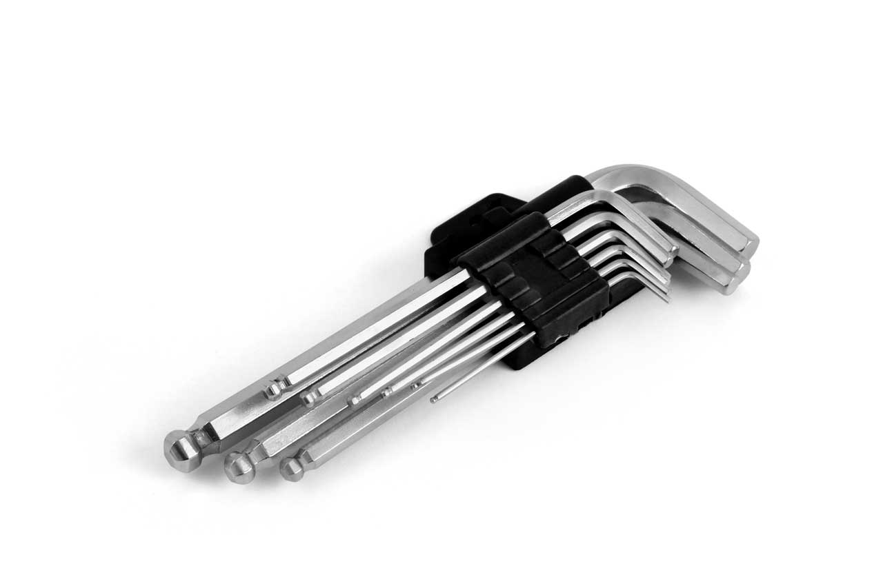 Amio - Σετ Κλειδιά τύπου Allen Imbus μήκος 125mm TKS - 9 τεμ. (01041/AM)