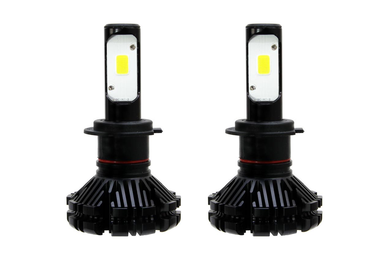 Amio - Σετ Λαμπτήρων Αυτοκινήτου CX SERIES τεχνολογίας LED τύπου H7 βάση PX26d τάση λειτουργίας 6-18V απόδοσης 30W χρώμα 6000K για Επιβατικά Αυτοκίνητα και Μοτοσυκλέτες - 2 τεμ. (01074/AM)