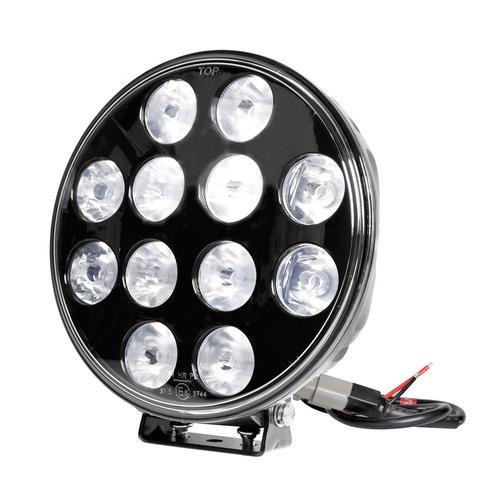 ΠΡΟΒΟΛΕΑΣ ORION 9-36V 12LED 120W 8400LM 6000K 215mm ΜΑΥΡΟΣ ΑΔΙΑΒΡΟΧΟΣ 1ΤΕΜ