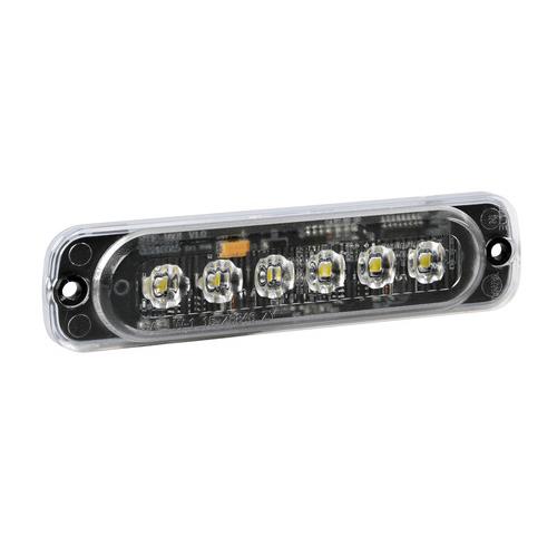 ΣΤΡΟΜΠΟ ΠΟΡΤΟΚΑΛΙ LS1 1224V ΜΕ 6 LED 19 ΧΡΗΣΕΩΝ ΑΔΙΑΒΡΟΧΟ 113x28mm 1ΤΕΜ