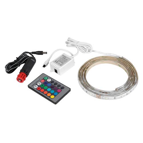 ΤΑΙΝΙΑ 60LED 1224V RGB MULTICOLOR 200cm ΜΕ ΦΙΣ ΑΝΑΠΤΗΡΑ ΚΑΙ ΤΗΛΕΧΕΙΡΙΣΜΟ 16 ΧΡΩΜΑΤΩΝ  ΚΑΙ 3 ΧΡΗΣΕΩΝ