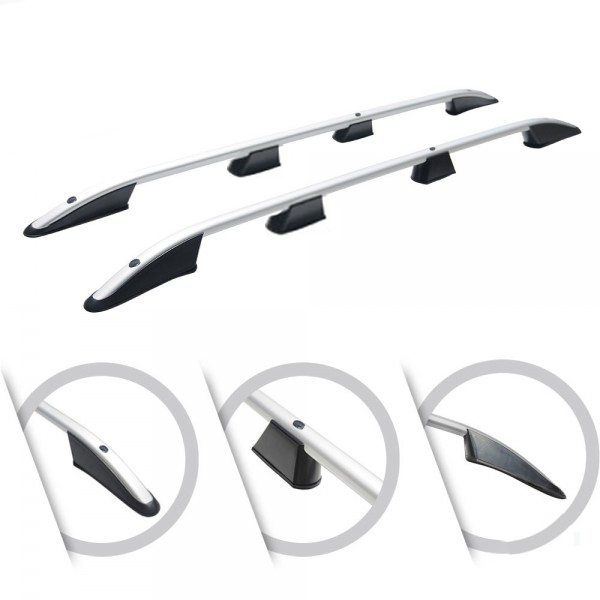 ΜΠΑΡΕΣ ΟΡΟΦΗΣ ΓΙΑ FORD TRANSIT CONNECT / TOURNEO CONNECT / VW CADDY 2021+ ΠΑΡΑΛΛΗΛΕΣ L1 ΑΛΟΥΜΙΝΙΟΥ ΑΣΗΜΙ ΟMTEC - 2 TEMΑΧΙΑ