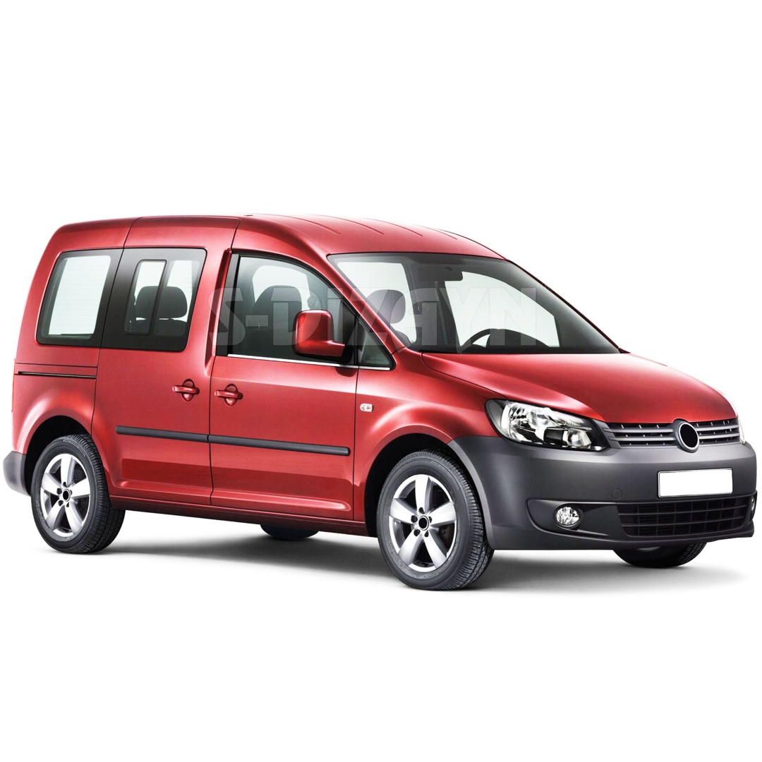 ΤΡΙΜ ΠΑΡΑΘΥΡΩΝ 4ΤΕΜ ΑΝΟΞΑΤΣΑΛΙ ΧΡΩΜΙΟ ΓΙΑ VW CADDY 2KN2K2 04-14