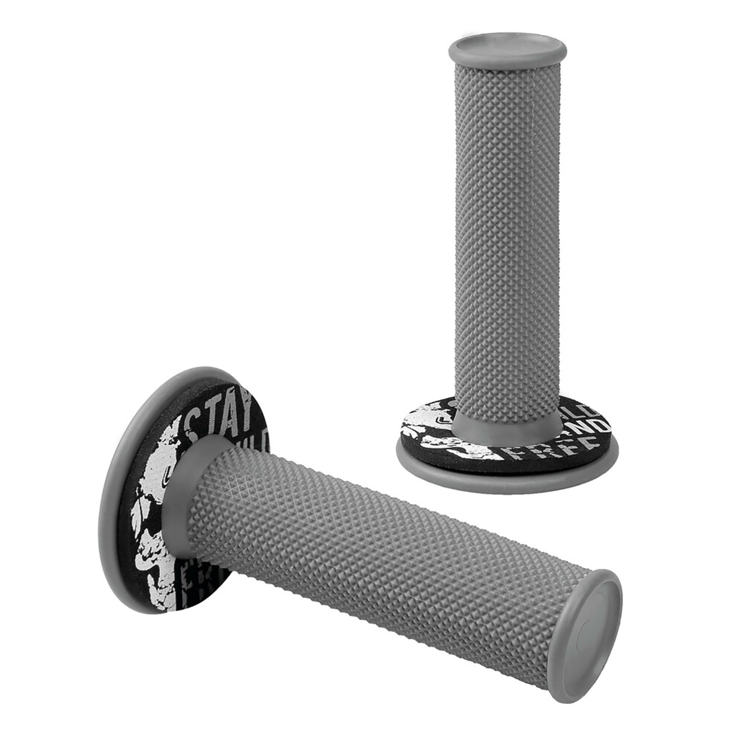 ΧΕΡΟΥΛΙΑ MOTO DONUT OFF-ROAD ΓΚΡΙΓΚΡΙ 22MM25MM 12CM 2ΤΕΜ