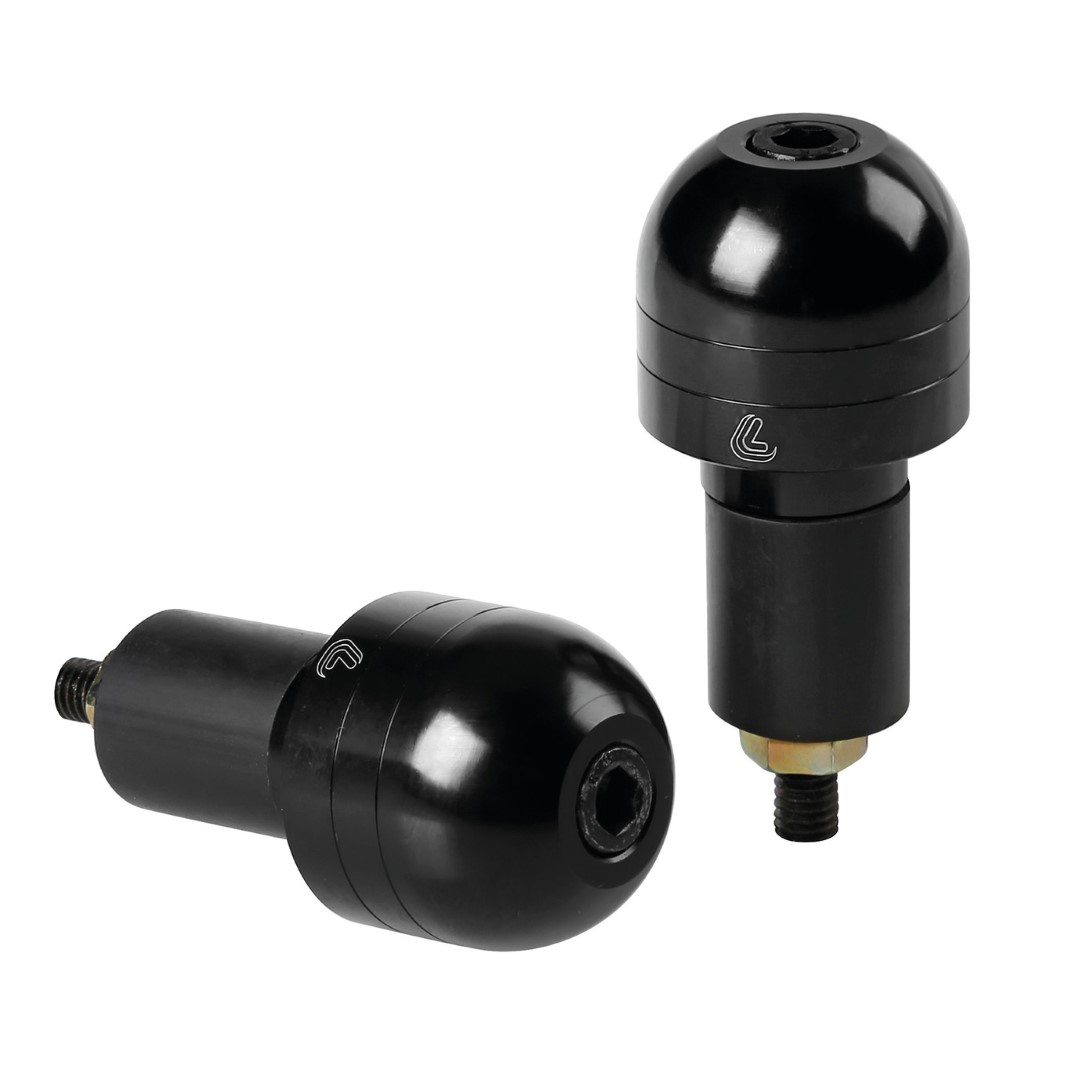 ΑΝΤΙΒΑΡΑ ΤΙΜΟΝΙΟΥ ΣΦΑΙΡΙΚΑ MOTO BAR ENDS ΜΕ ΕΣΩΤΕΡΙΚΗ ΔΙΑΜΕΤΡΟ 17-23 mm ΜΑΥΡΟ ΑΝΟΔΙΩΜΕΝΟ ΑΛΟΥΜΙΝΙΟ - 2 ΤΕΜ