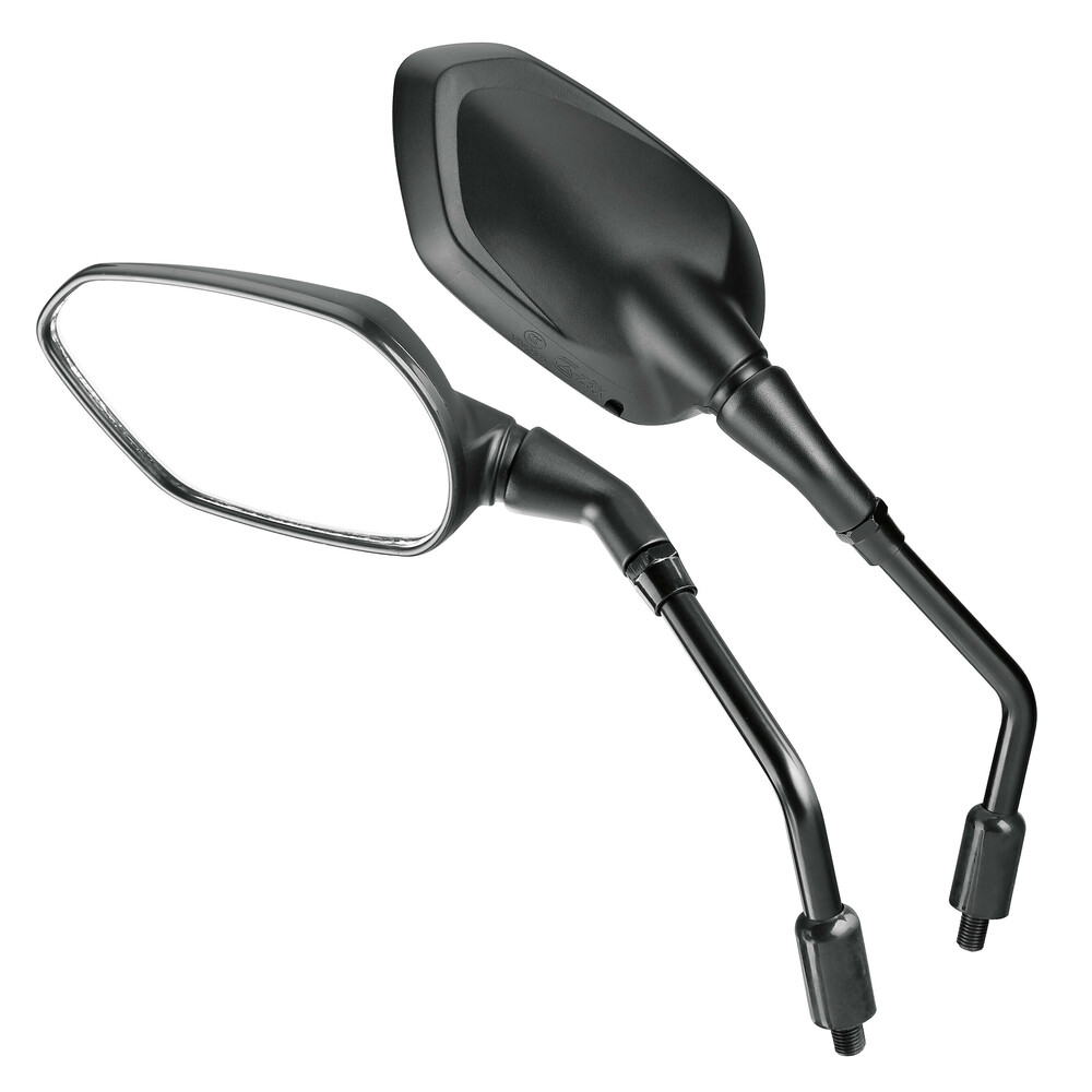 ΚΑΘΡΕΠΤΕΣ MOTO EXTER M10x1,25 DX+SX ΣΕ ΜΑΥΡΟ ΧΡΩΜΑ LAMPA - 2 ΤΕΜ.