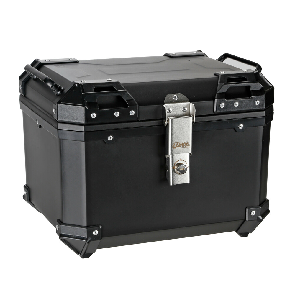 Lampa – Βαλιτσάκι Μοτοσυκλέτας T-Box 45L Μαύρο για Μεγαλύτερη Χωρητικότητα και Ασφαλή Μεταφορά Εξοπλισμού με Σύστημα Γρήγορης Απελευθέρωσης – 1 Τεμ. (9166.7-LM)