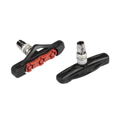 ΤΑΚΑΚΙΑ ΦΡΕΝΩΝ ΠΟΔΗΛΑΤΟΥ CITYMTB BIKE PREMIUM 72mm PF-12 ΜΑΥΡΟΚΟΚΚΙΝΟ 2ΤΕΜ