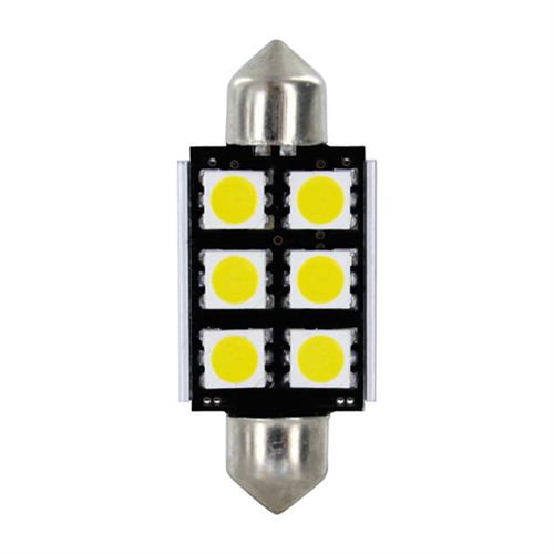 Λαμπάκια Πλαφονιέρας 24-30V SV85-8 15x39mm 108lm HYPER-LED18 Διπλής Πολικότητας BLISTER 2τεμ