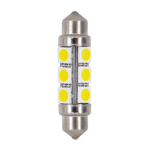 Λαμπάκια Πλαφονιέρας 24-30V SV85-8 10x41mm 216lm HYPER-LED Διπλής Πολικότητας BLISTER 2τεμ