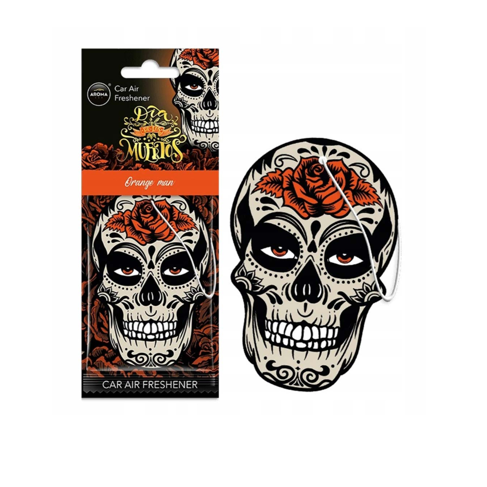 ΑΡΩΜΑΤΙΚΟ ΚΡΕΜΑΣΤΟ AROMA CAR MUERTOS ORANGE MAN ISLAND DRIFTWOOD ΑMiO - 1 TEM