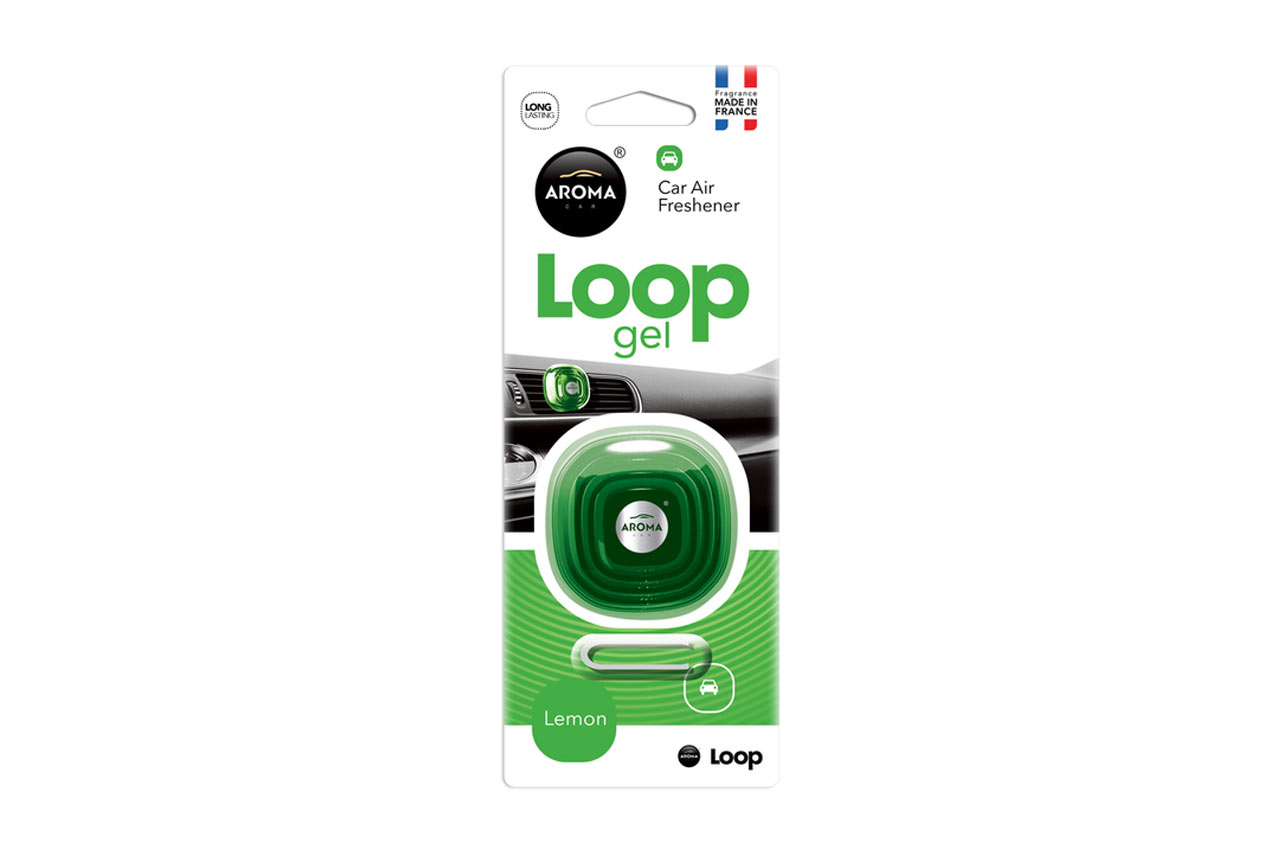 Amio - ΑΡΩΜΑΤΙΚΟ ΑΕΡΑΓΩΓΟΥ AROMA CAR LOOP ΛΕΜΟΝΙ - 1 ΤΕΜ. (A63116/AM)