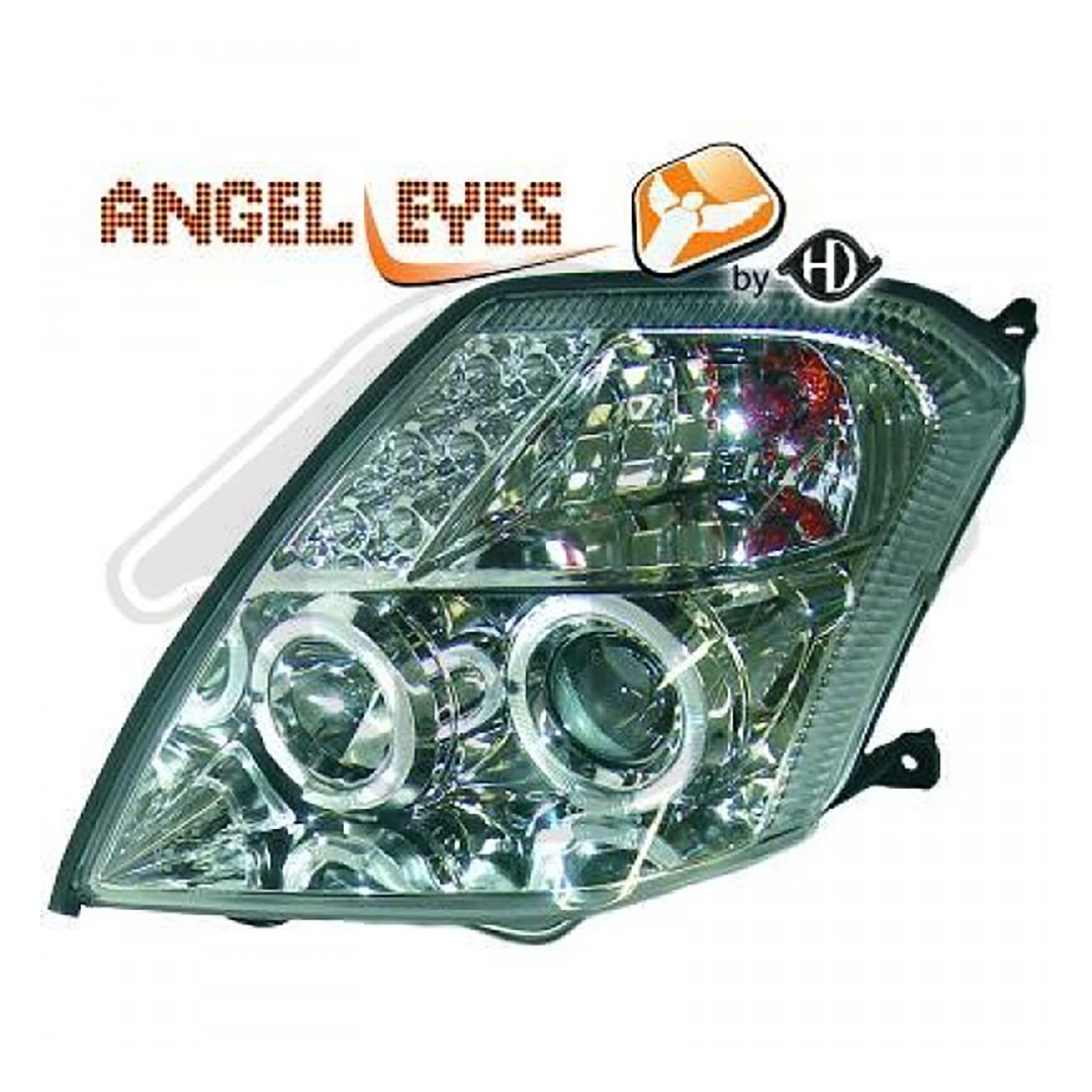 ΦΑΝΑΡΙΑ ΓΙΑ CITROEN C2 112003 ANGELEYES CHROME  ΜΠΡΟΣΤΙΝΑ - 2 ΤΕΜ