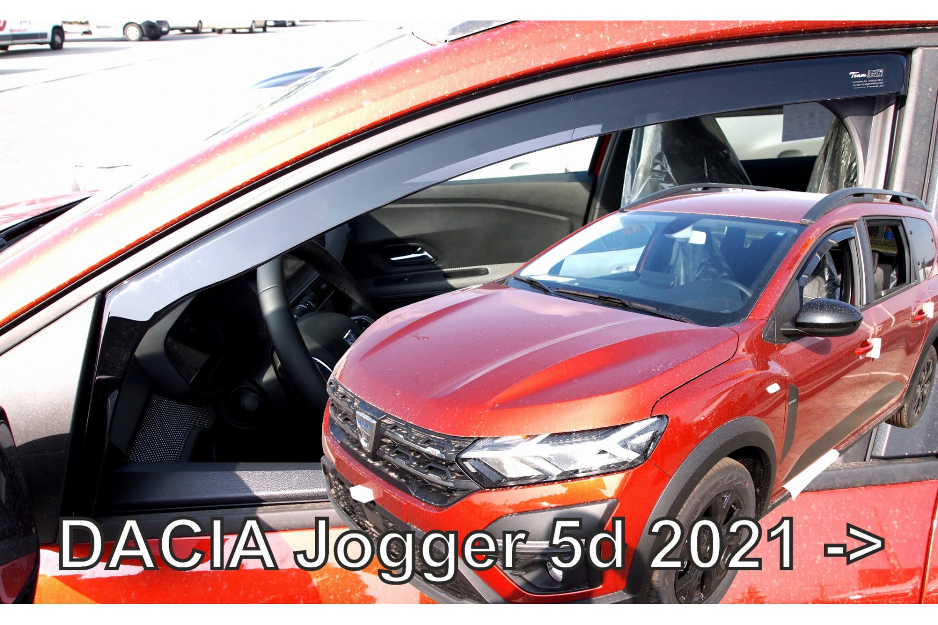 ΑΝΕΜΟΘΡΑΥΣΤΕΣ ΓΙΑ DACIA JOGGER 5D 2021+  ΖΕΥΓΑΡΙ ΑΠΟ ΕΥΚΑΜΠΤΟ ΦΙΜΕ ΠΛΑΣΤΙΚΟ HEKO - 2 ΤΕΜ.