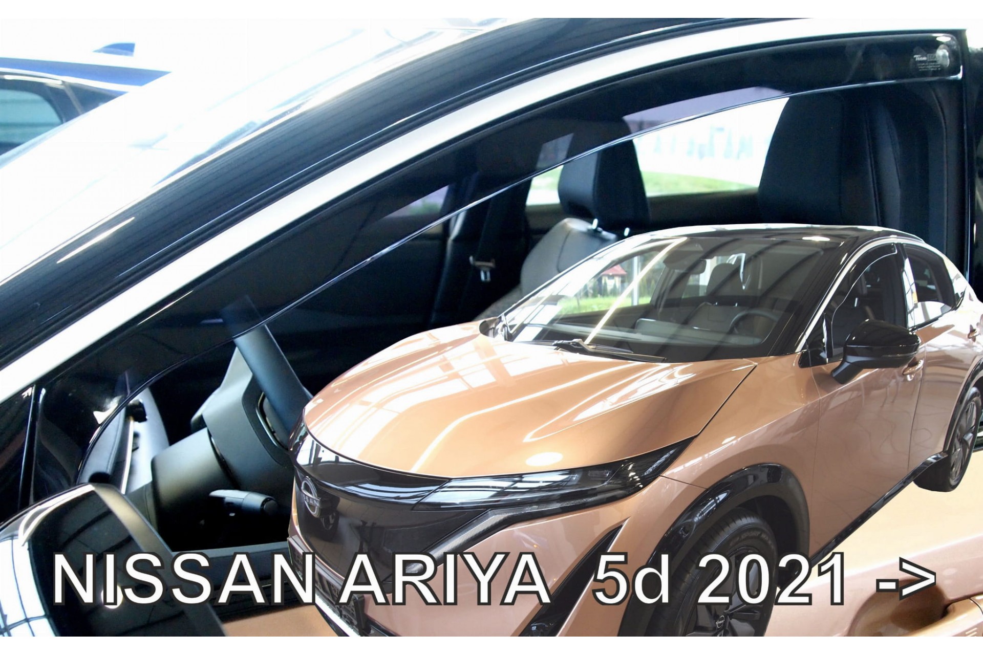 ΑΝΕΜΟΘΡΑΥΣΤΕΣ ΓΙΑ NISSAN ARIYA 5D 2022+? ΖΕΥΓΑΡΙ ΑΠΟ ΕΥΚΑΜΠΤΟ ΦΙΜΕ ΠΛΑΣΤΙΚΟ HEKO - 2 ΤΕΜ.