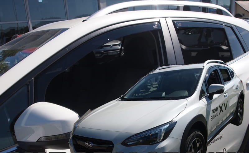 ΑΝΕΜΟΘΡΑΥΣΤΕΣ ΓΙΑ SUBARU XV 5D 2018+  ΣΕΤ ΑΥΤΟΚΙΝΗΤΟΥ ΑΠΟ ΕΥΚΑΜΠΤΟ ΦΙΜΕ ΠΛΑΣΤΙΚΟ HEKO - 4 ΤΕΜ.